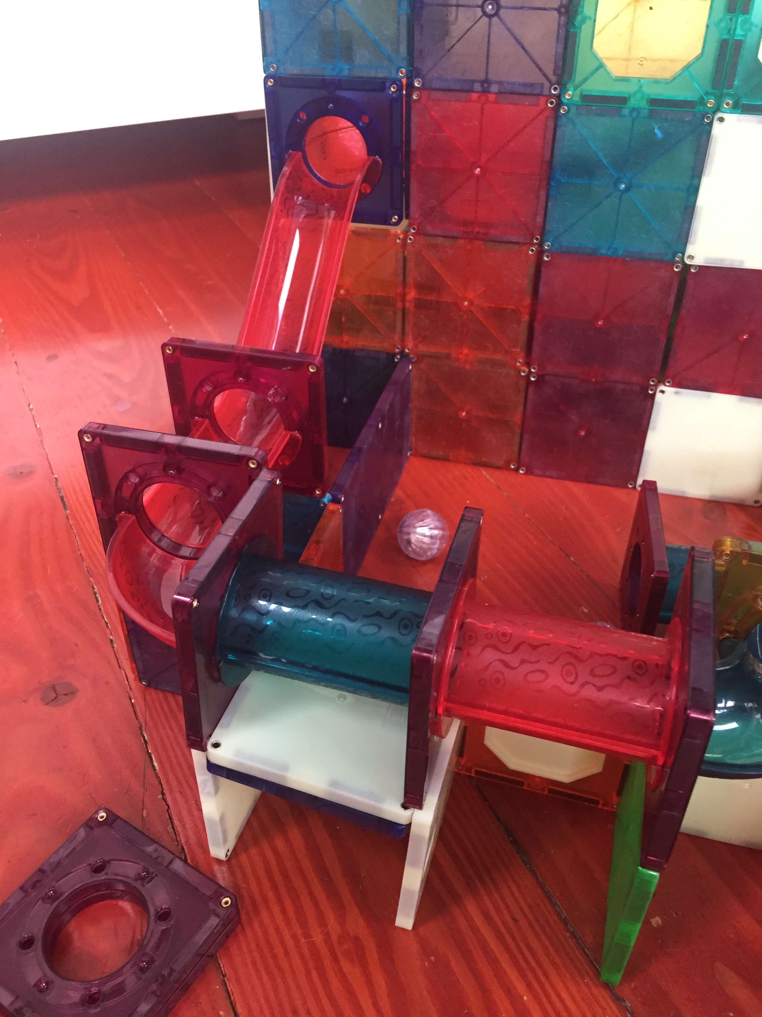 Magna tiles plus Lukat magentic pipes