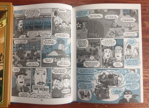 Nathan Hale's Hazardous Tales Raid of No Return page spread graphic novel