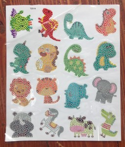 5D Diamond Painting Art stickers sheet