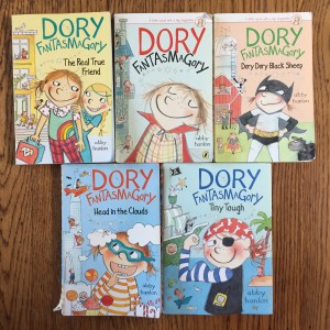 Five book series Dory Fantasmagory books by Abby Hanlon