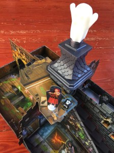 Count Spooksalot sits atop the tower in Ghost Castle