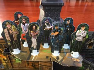 Eight investigator pawns on starting