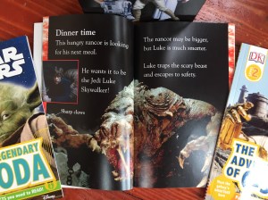 Are Ewoks Scared of Stormtroopers? Level one Star Wars Ultimate Library book page spread