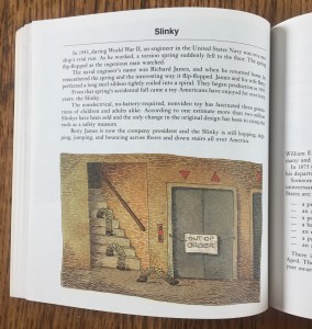 Mistakes That Worked book by Charlotte Foltz Jones slinky section with tex