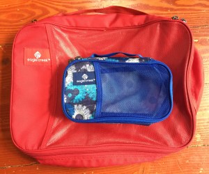 Eagle Creek Pack It Cubes in large red and small