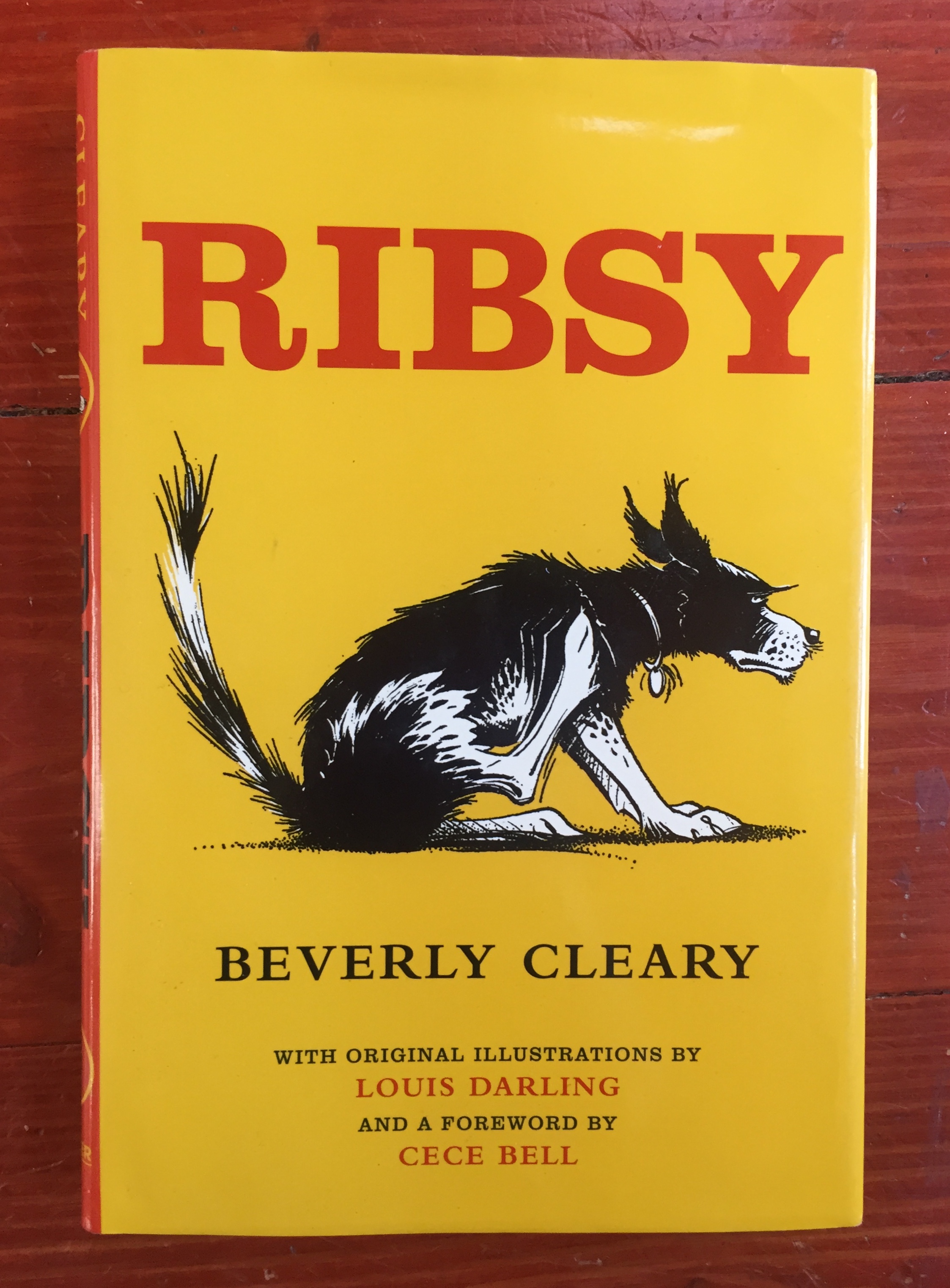 Ribsy book cover by Beverly Cleary