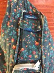 KAVU Rope Sling bag mini close up of exterior pockets
