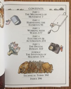 The Way Things Work Now book by David Macaulay table of contents