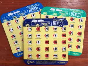 License plate bingo boards
