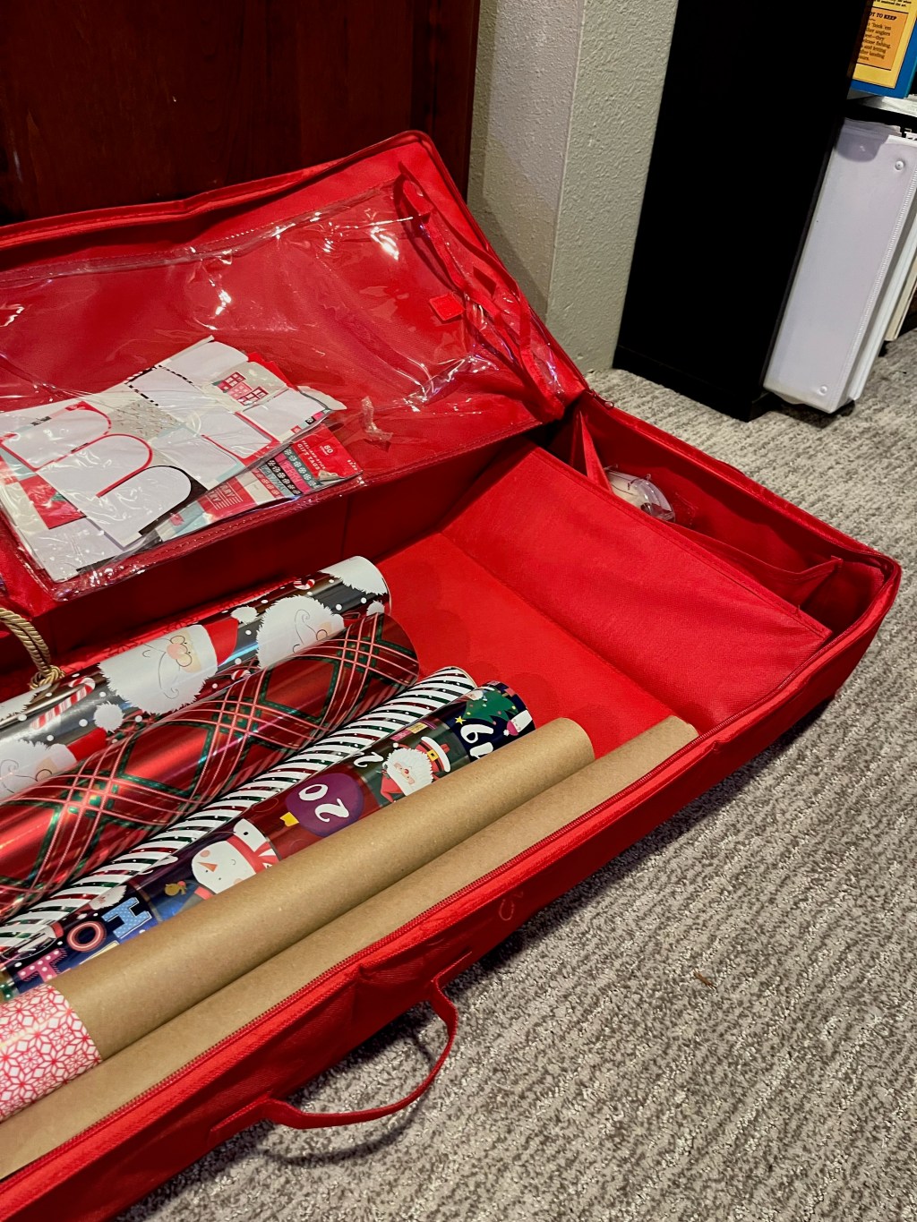 Wrapping Paper Organizer