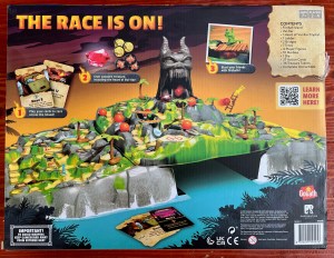 Fireball Island Race to Adventure back of box