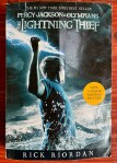 The Lightning Thief book cover by Rick Riordan Percy Jackson and the Olympians