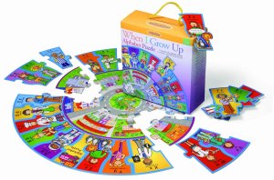 This puzzle showcases 26 different workers. When I Grow Up Puzzle by Infantino on Amazon