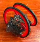 Hexbug Ring Racer remote control toy in black and red