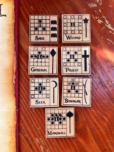 The Duke Lord's Legacy tiles Sage Wizard General Priest Seer Bowman and Marshall tiles