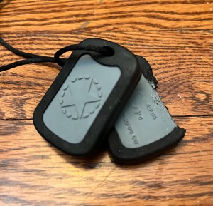 Munchables dog tag pendant