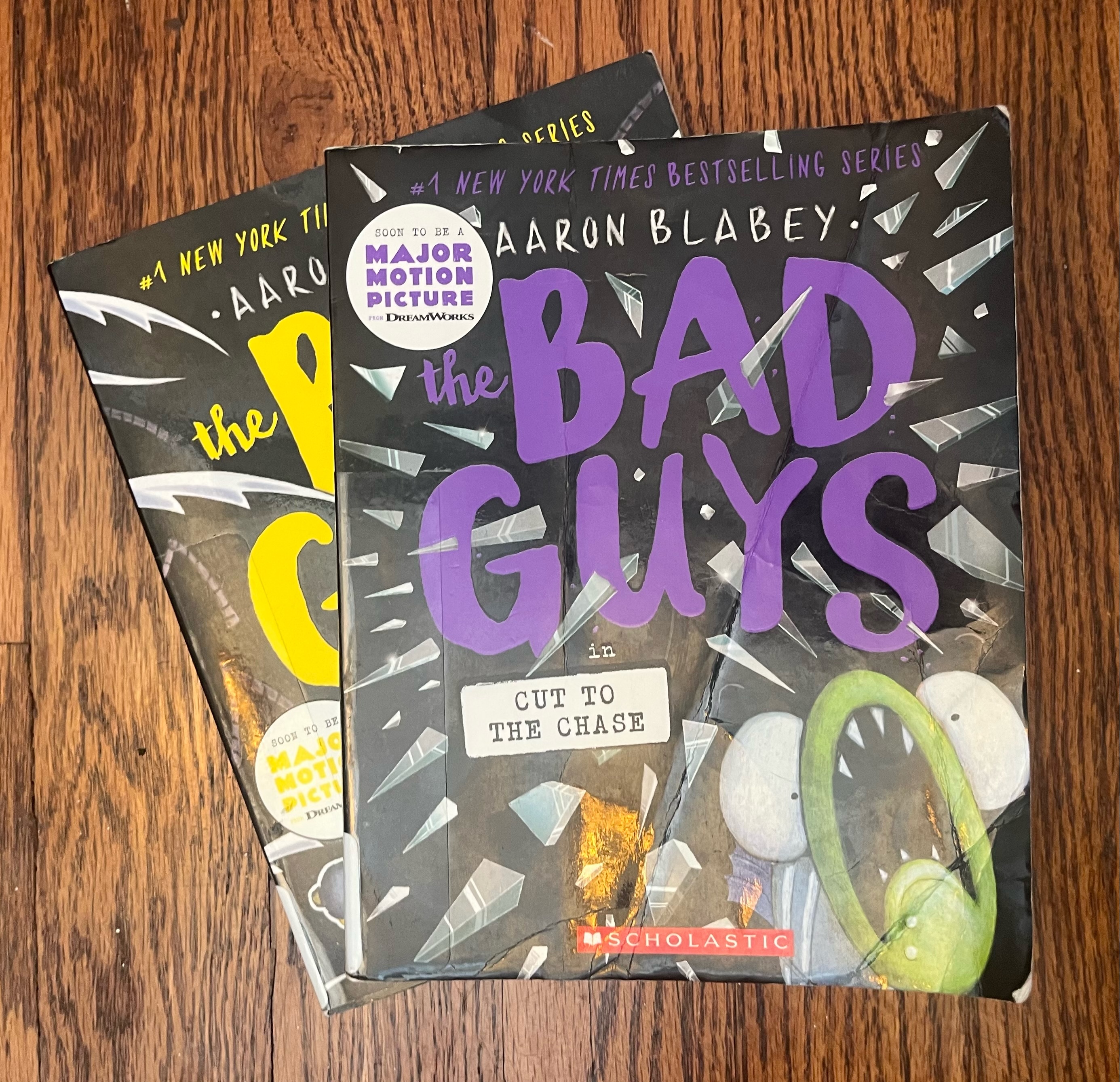 The Bad Guys graphic novels by Aaron Blabey Cut to the Chase and In They're Bee-Hind You
