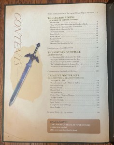 The Legend of Zelda: Hyrule Hysteria table of contents
