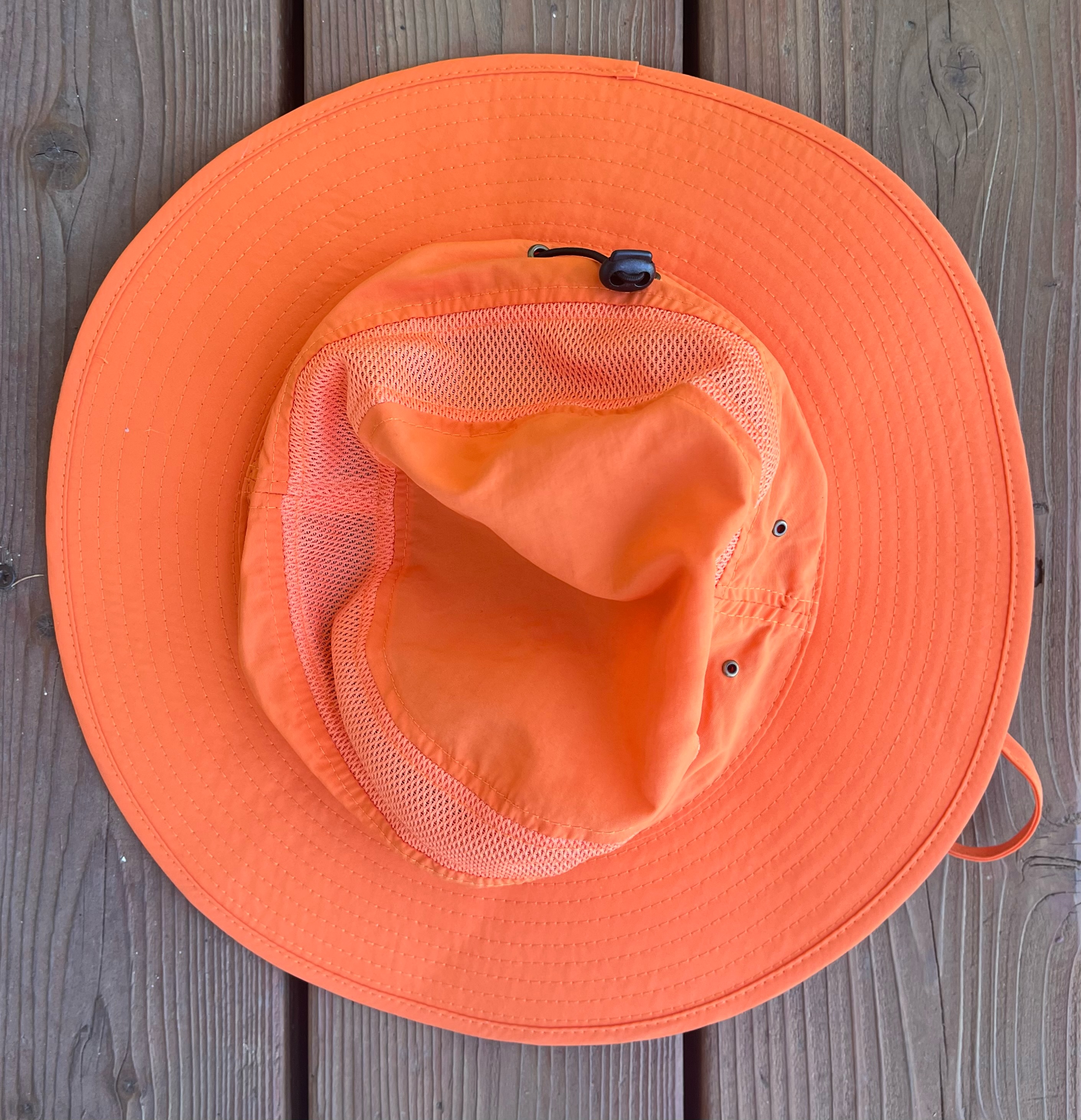 Home Proof Wide Brim Men's sun hat in orange