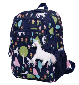Crckt Unicorns print on navy background