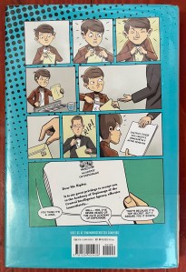 Back cover of Spy School the Graphic Novel