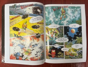 Page spread from The Legend of Zelda: A Link to the Past graphic novel by Shotaro Ishinomori