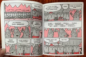 The Flying Beaver Brothers and the Hot graphic novel for kids by Maxwell Eaton III pages from