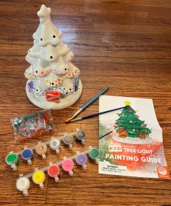 MindWare Paint Your Own Tree Light art project for kids with everything kids need to finish