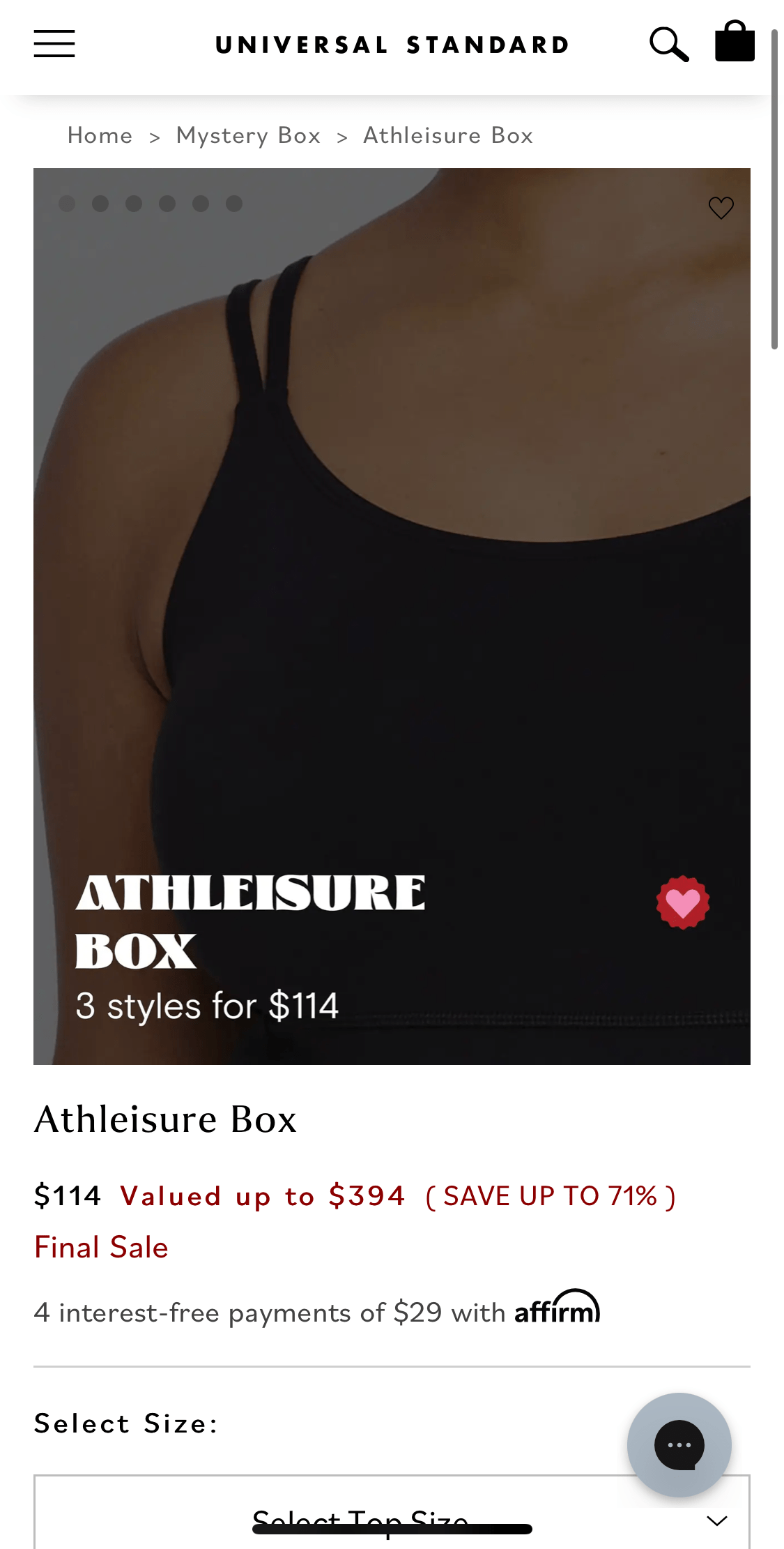 Universal Standard Mystery Box 2023 Review: Athleisure