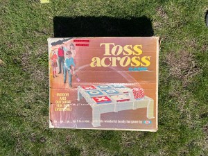 Toss Across vintage game in original box