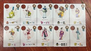 Tokaido board game character