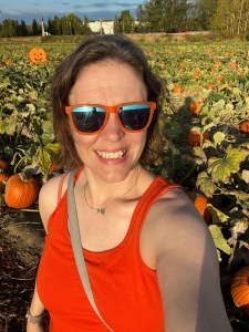 Donkey Googles Goodr sunglasses worn to the pumpkin patch