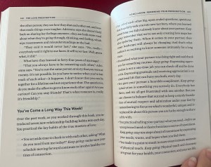 Conclusion chapter page spread from The Love Prescription