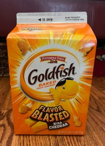 Goldfish flavor blasted xtra cheddar cheese