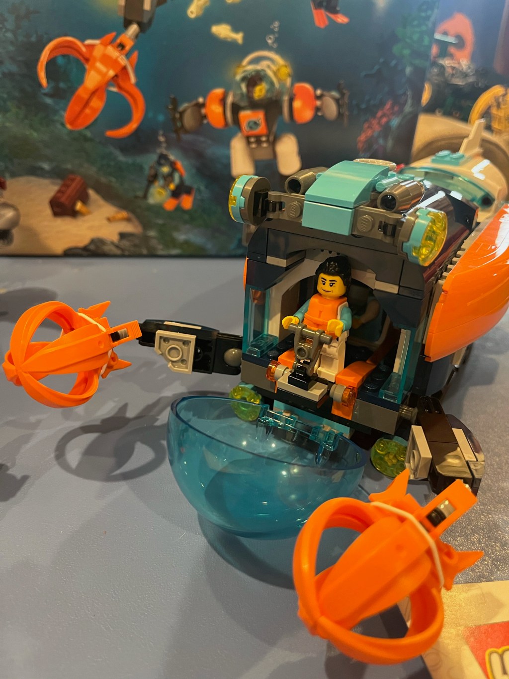 Minifigs Live in an Orange&nbsp;Submarine