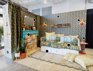 Designer Danielle Blundell created this Reading Nook submission that includes the Hemnes Daybed as the main furniture piece for Apartment Therapy's Small Cool Contest 2023