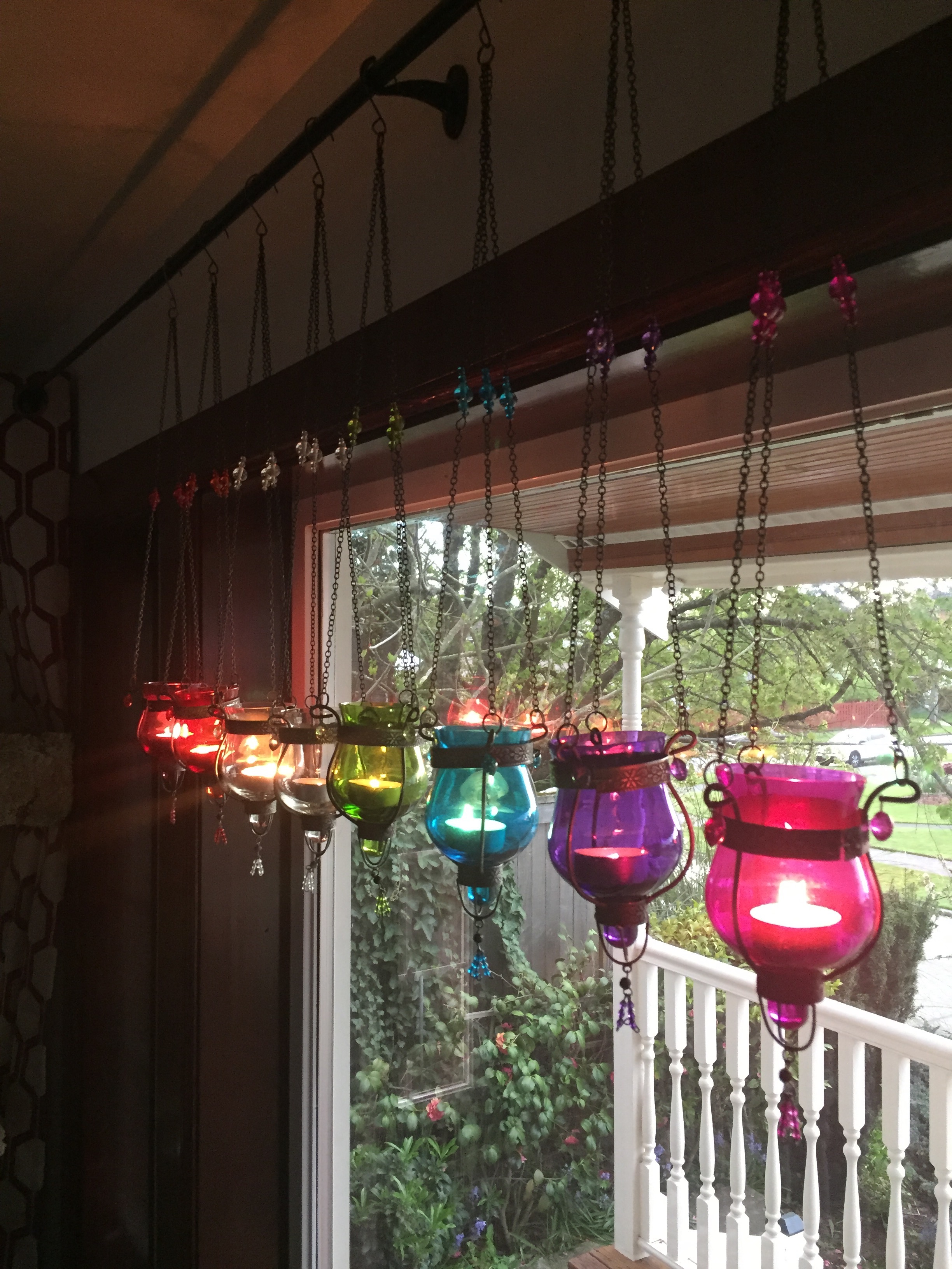 Light Up Your Home With Glass Hanging Tealight Candle Holders