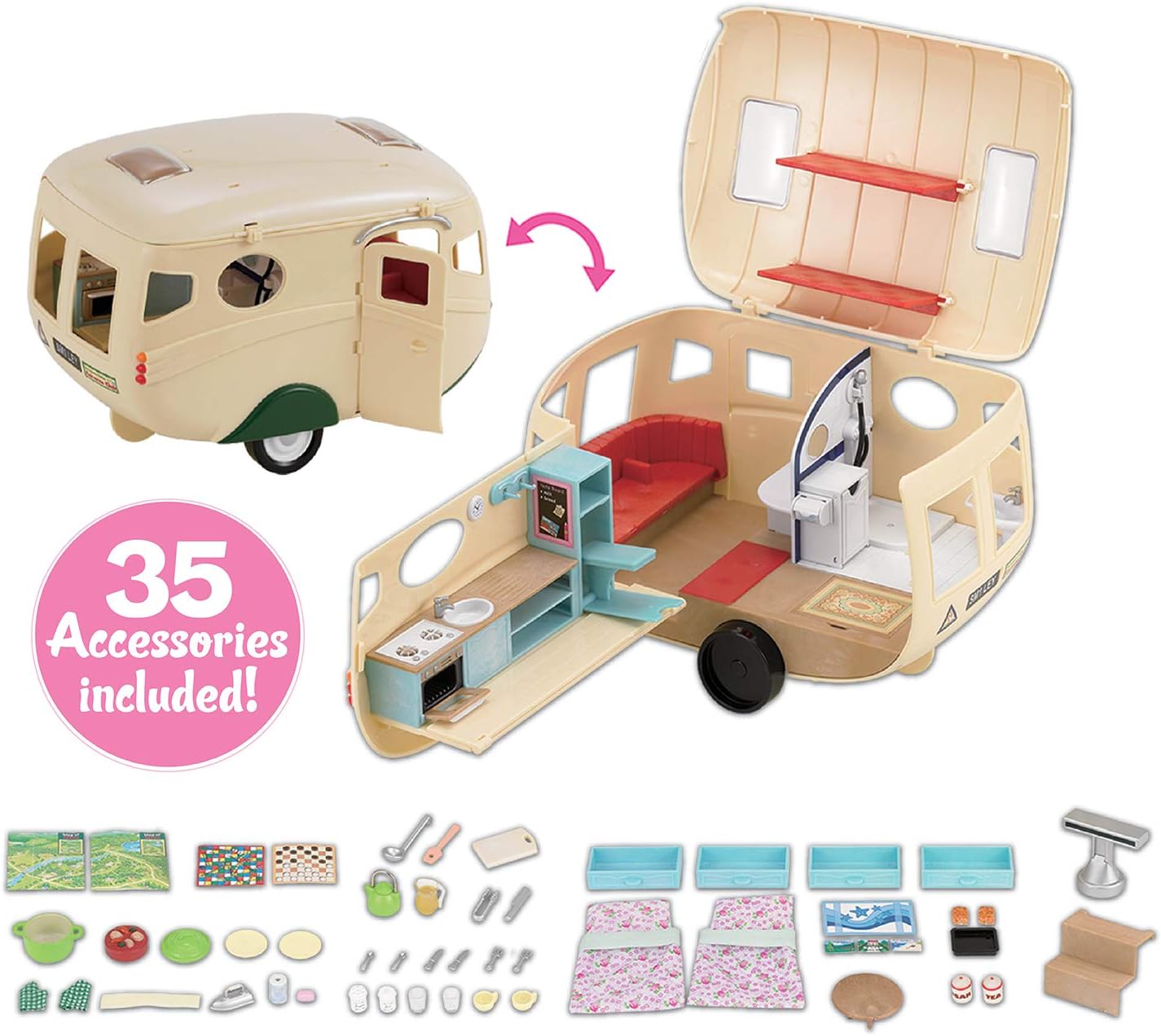 Calico Critters Caravan Family Camper on Amazon