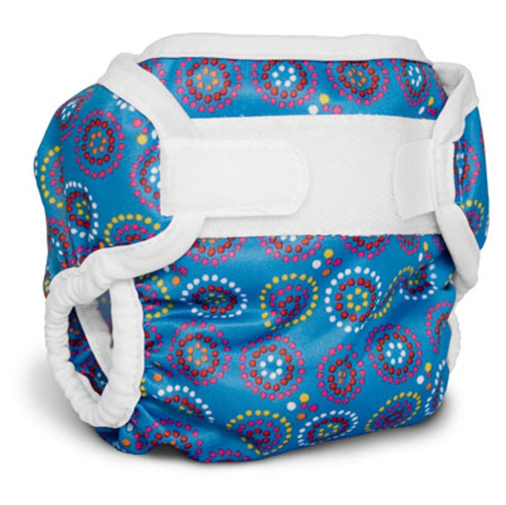 This cover comes in a wide size range and several patterns. Bummis Super Brite Diaper Cover on Amazon