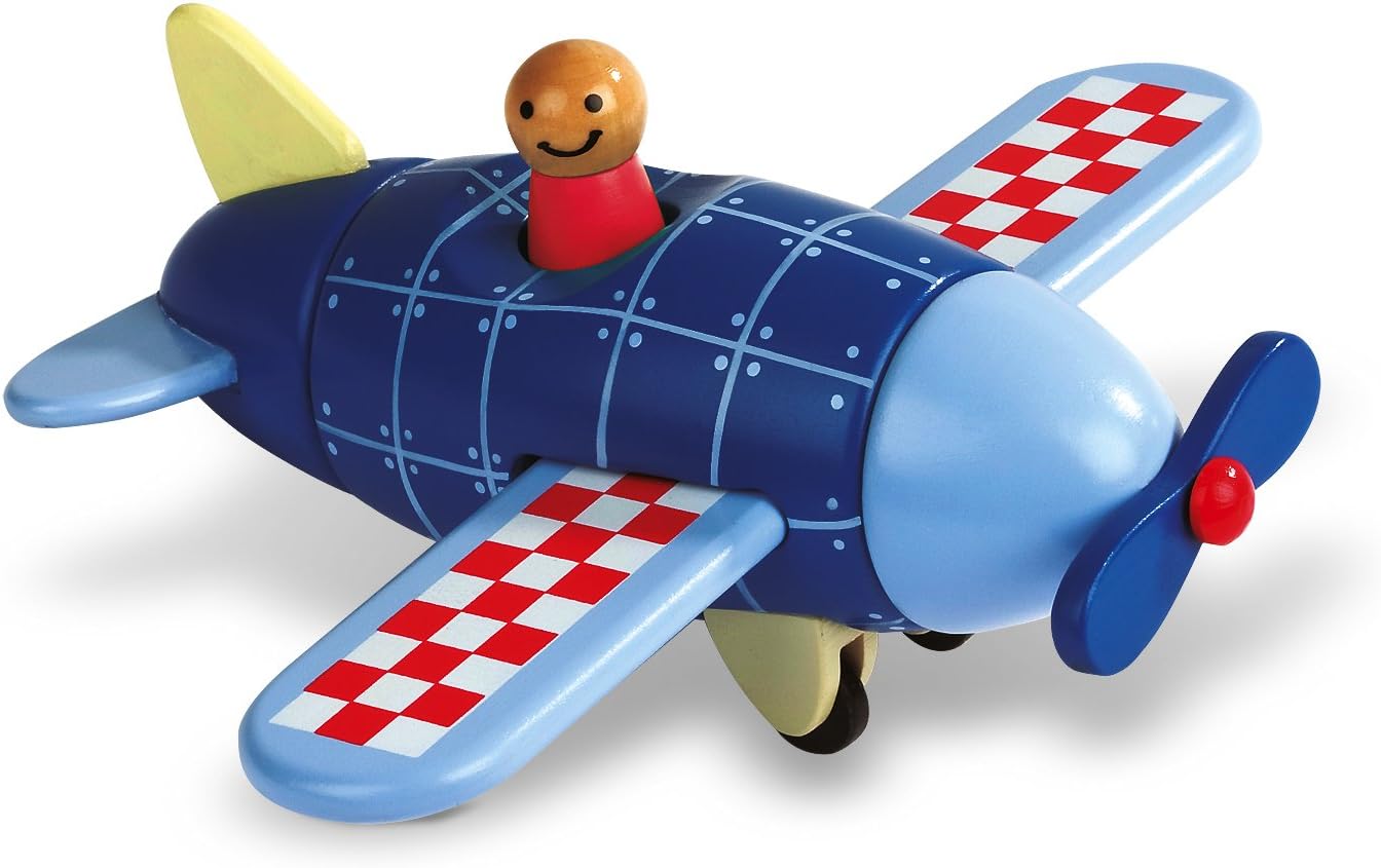 Easy assembly makes this plane a hit. Janod Magnetic Airplane IM