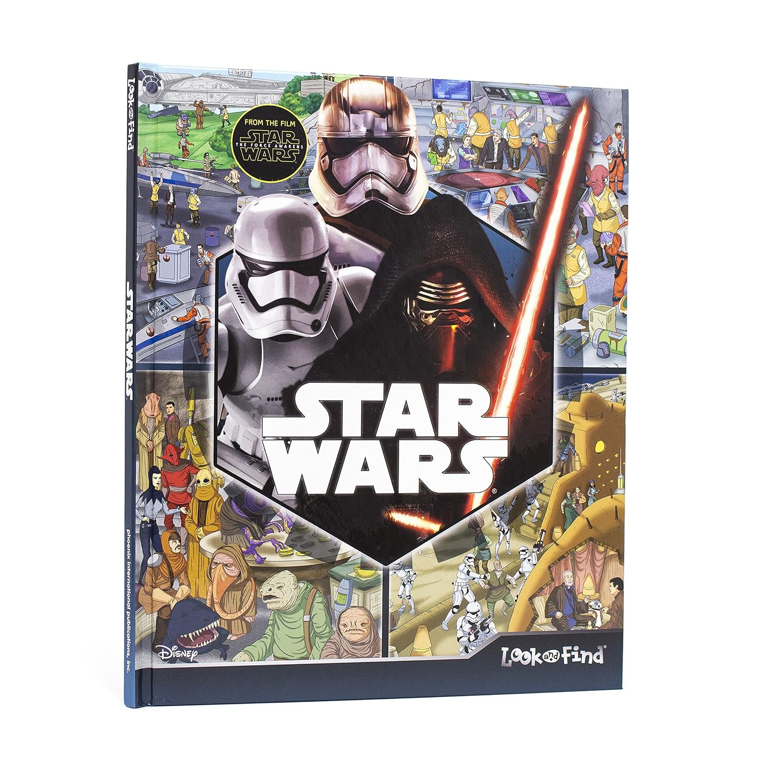 For more advance interests, you can also find a book featuring Star Wars characters. Star Wars Look and Find Book on Amazon