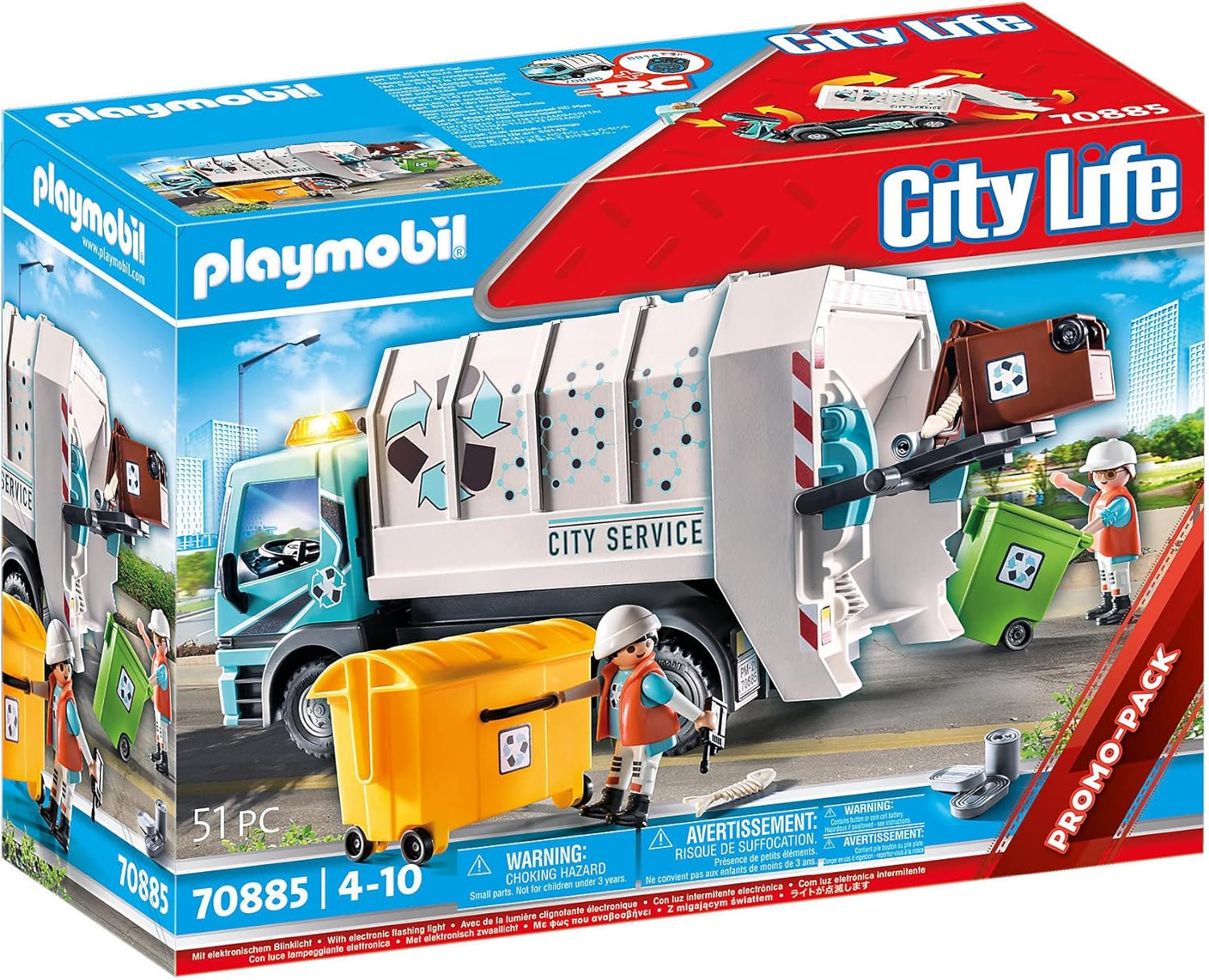 Playmobil City Recycling Truck 2022 Version image from Amazon