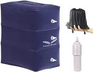 Inflatable Travel Footrest on Amazon