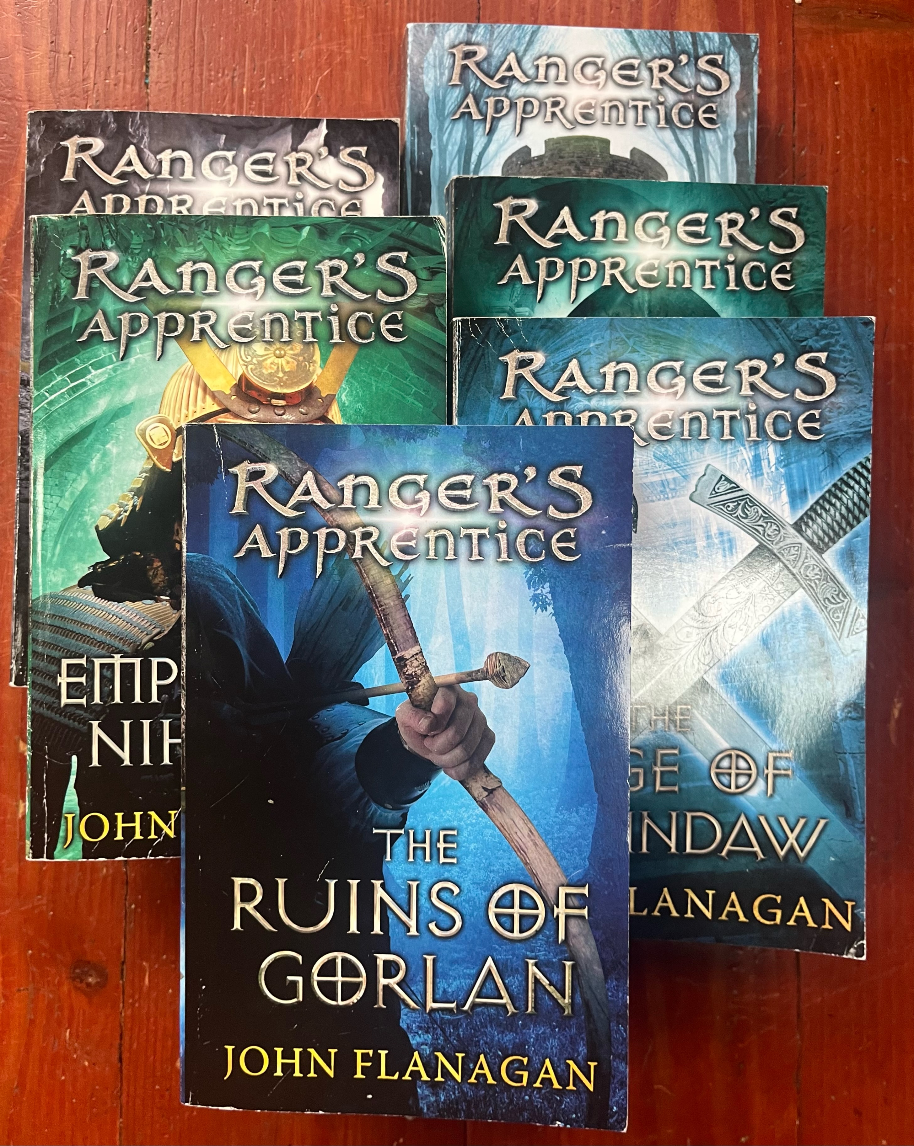 The Ranger's Apprentice fantasy series books by John Flanagan