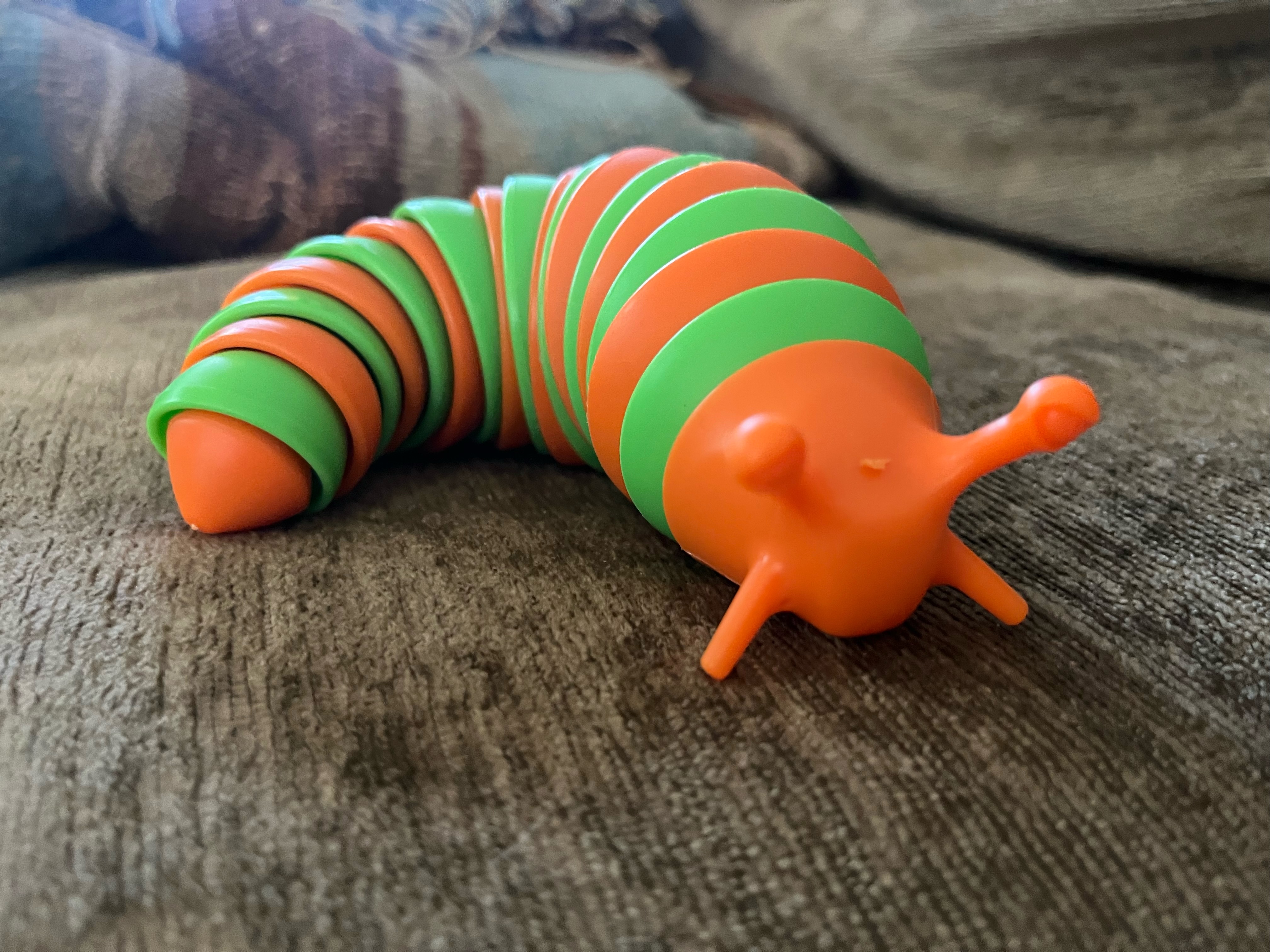 Slug fidget toy on