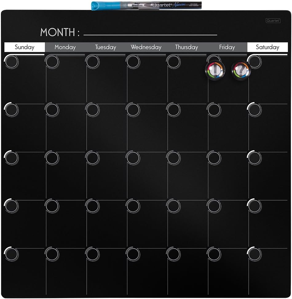 Quartet Dry Erase Calendar 14 x 14 inches on Amazon