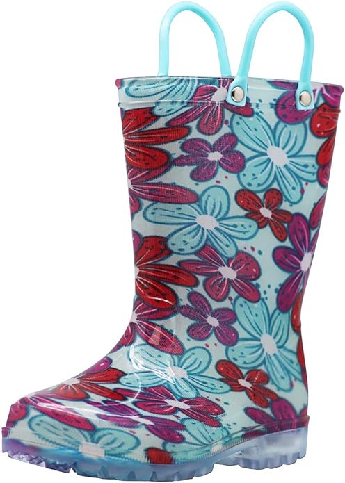 Norty Light Up Rain Boots for Kids on Amazon
