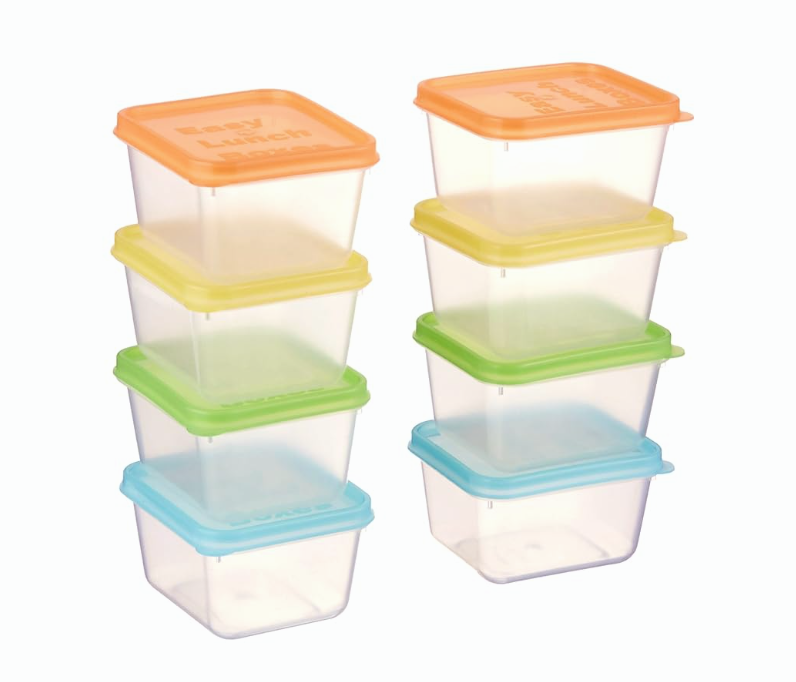 I love the added flexibility these tiny containers provide when packing lunches. EasyLunchboxes Mini Dippers Set of 8 on Amazon
