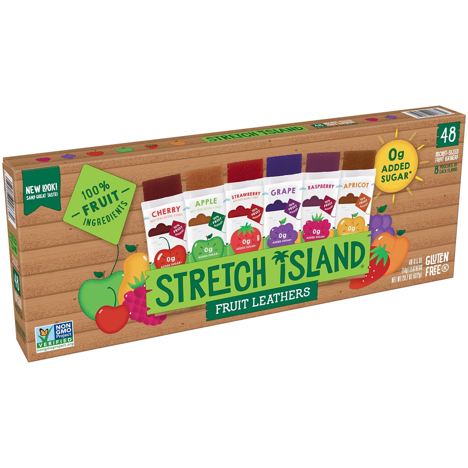 Stretch Island Fruit Leather Variety Pack of 48 on Amazon