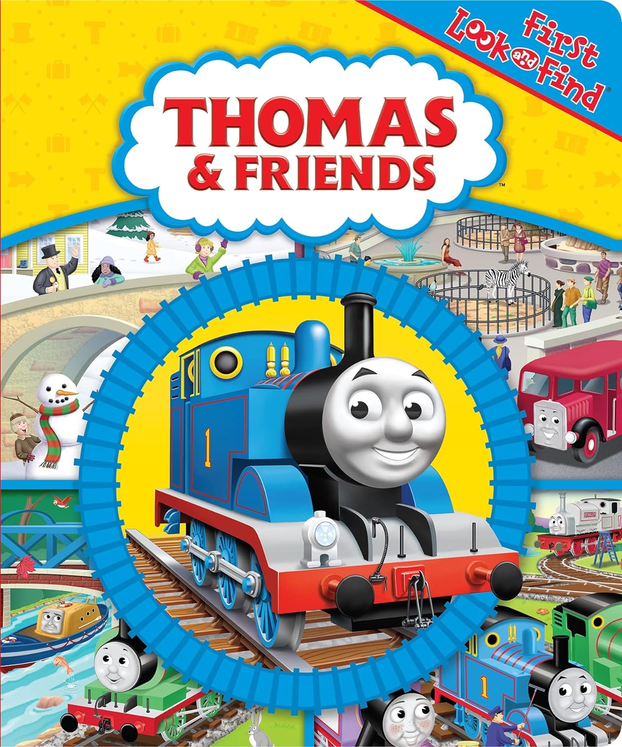 This book featuring Thomas the Train works well for younger kids with only a few things to find on each set of pages. Thomas and Friends: My First Look and Find Book on Amazon